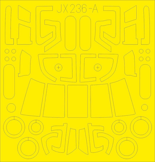 Eduard 1/35 MH-60L TFace Mask Set (Kitty Hawk)