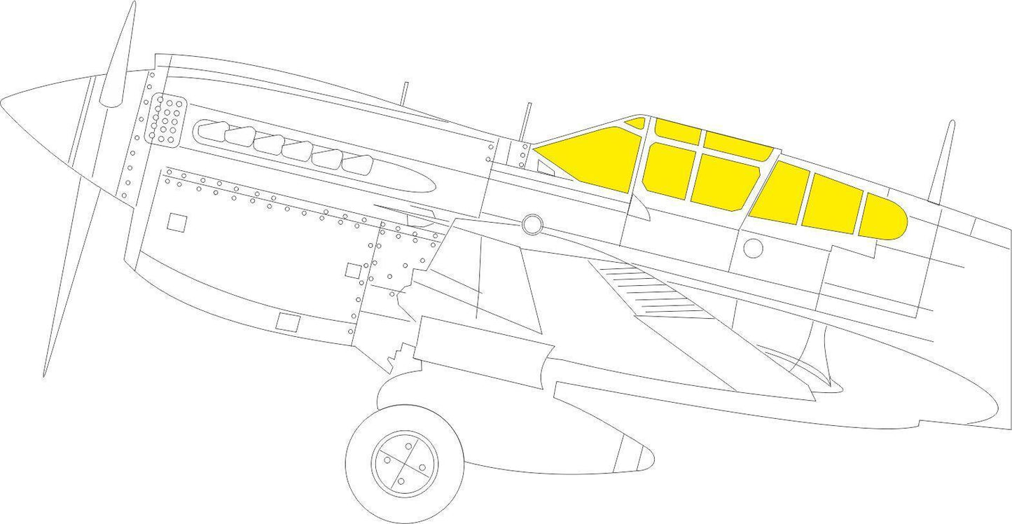 Eduard 1/32 P-40M Masking Set