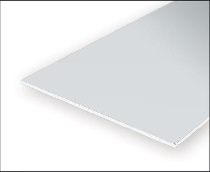 Evergreen White Polystyrene V-Groove Sheet 0.030 x 12 x 24" / 0.76mm x 30cm x 61cm (1)