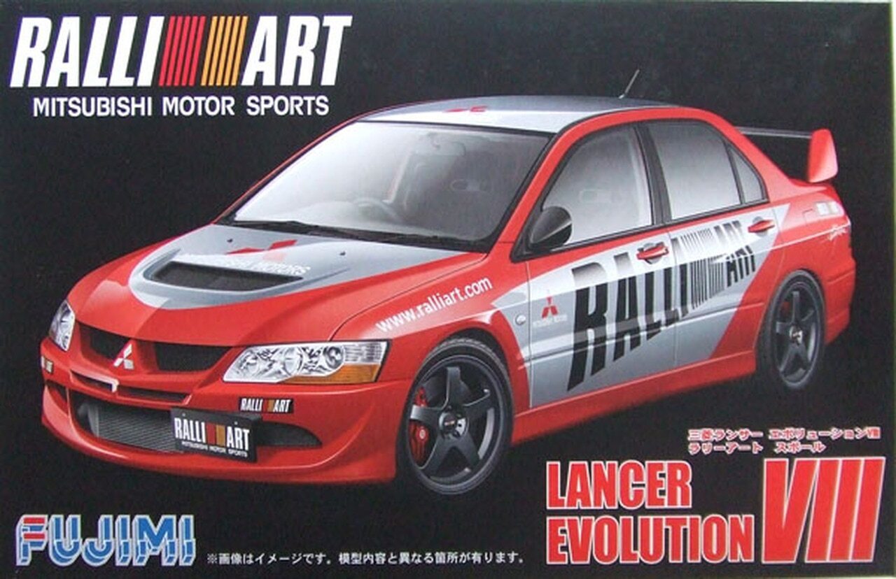 Fujimi 1/24 Mitsubishi Lancer Evolution VIII RALLIART (ID-148) Plastic Model Kit