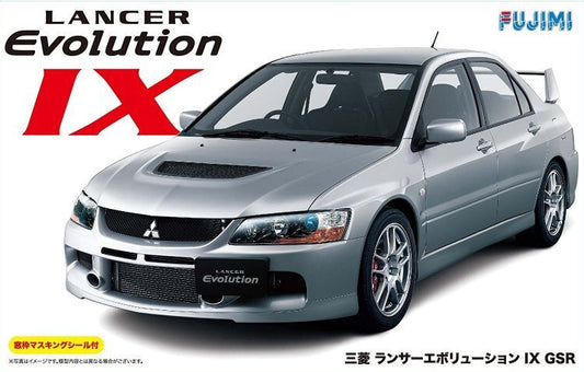 Fujimi 1/24 Mitsubishi Lancer Evolution IX GSR w/Window Frame Masking (ID-107)