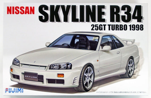 Fujimi 1/24 R34 Skyline 25GT Turbo 1998 (ID-124) Plastic Model Kit