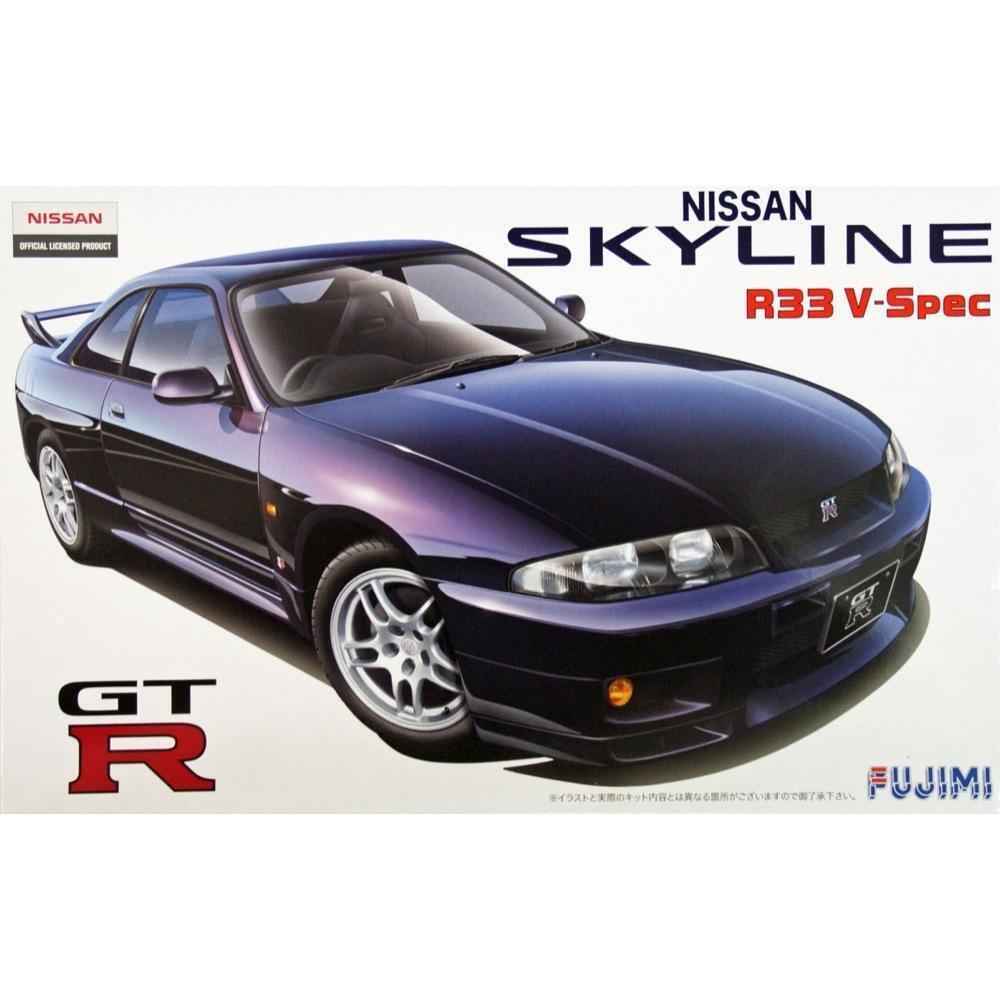 Fujimi 1/24 Nissan R33 Skyline GT-R V-spec '95 (ID-39) Plastic Model Kit