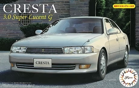 Fujimi 1/24 Toyota Cresta 3.0 Super Lucent w/Window Frame Masking (ID-120) Plastic Model Kit