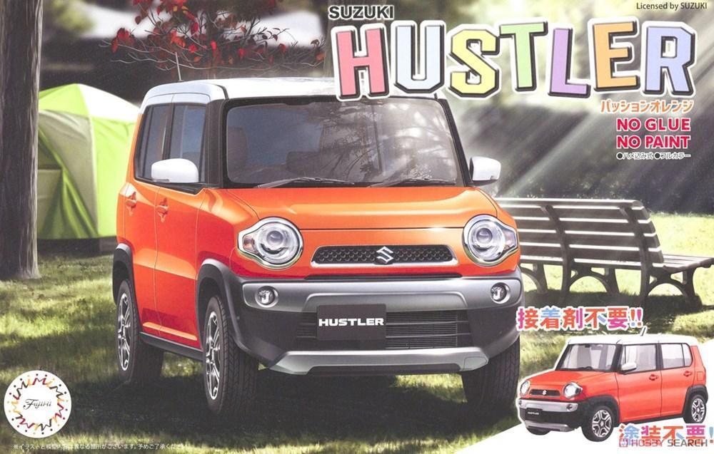 Fujimi 1/24 Suzuki Hustler (Passion Orange) (C-NX-2) Plastic Model Kit