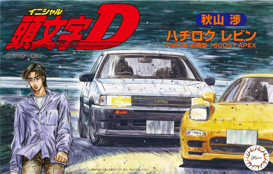 Fujimi 1/24 AE86 Levin Akyama Wataru (ISD-6) Plastic Model Kit