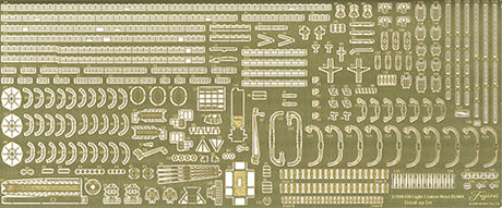 Fujimi 1/700 Photo-Etched Parts Set for IJN Light Cruiser Kuma (NX-17 EX-101) Plastic Model Kit