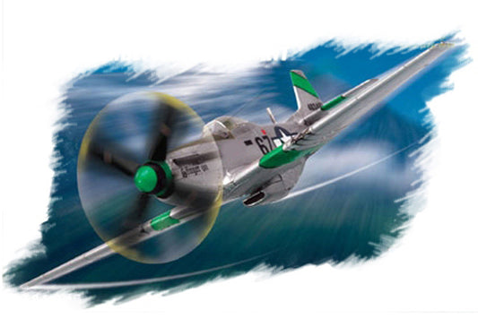 HobbyBoss 1/72 P-51D "mustang" Plastic Model Kit