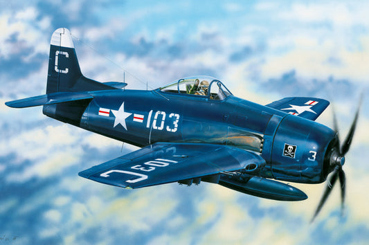 HobbyBoss 1/48 F8F-2 Bearcat Plastic Model Kit