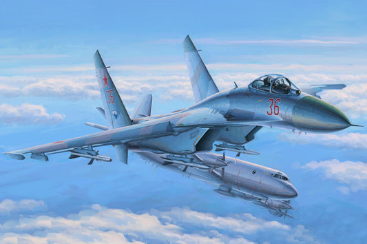 HobbyBoss 1/48 Su-27 Flanker Early Plastic Model Kit