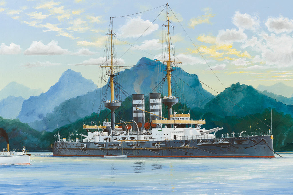 HobbyBoss 1:200 Battleship Mikasa 1902 Plastic Model Kit