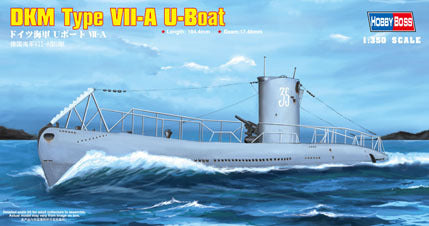 HobbyBoss 1/350 DKM Navy Type VII-A U-Boat Plastic Model Kit