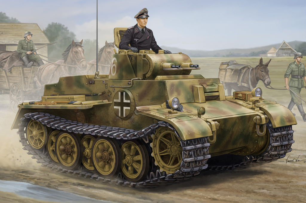 HobbyBoss 1/35 German Pzkpfw.I Ausf.F (VK1801)-Late Plastic Model Kit [83805]