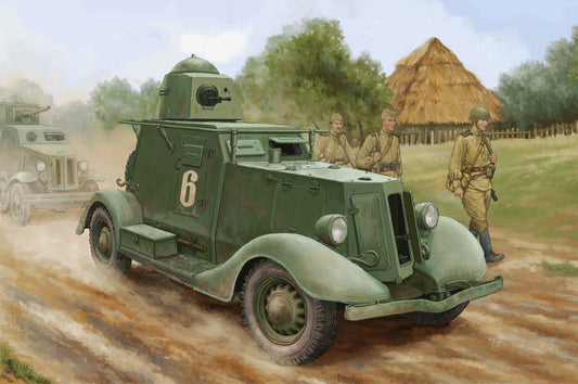 HobbyBoss 1/35 Soviet BA-20 Armored Car Mod.1937 Plastic Model Kit