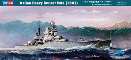 HobbyBoss 1/350 Italian Heavy Cruiser Pola (1941) Plastic Model Kit