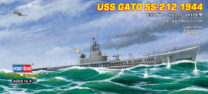 HobbyBoss 1/700 GATO SS-212 1944 Plastic Model Kit