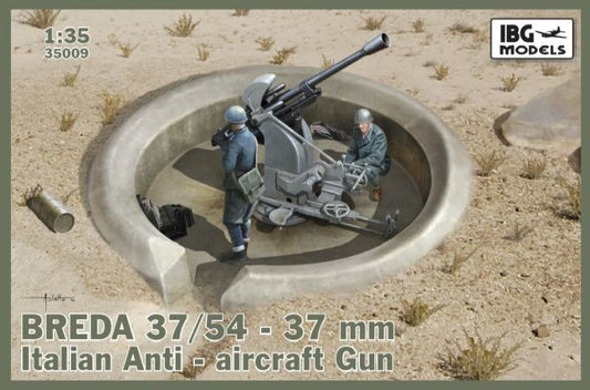 IBG 1/35 BREDA 37/54 37mm Italian Anti-aircraft Gun Plastic Model Kit