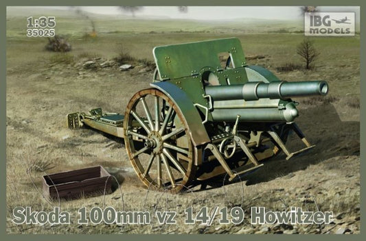 IBG 1/35 Skoda 100mm vz 14/19 Howitzer Plastic Model Kit