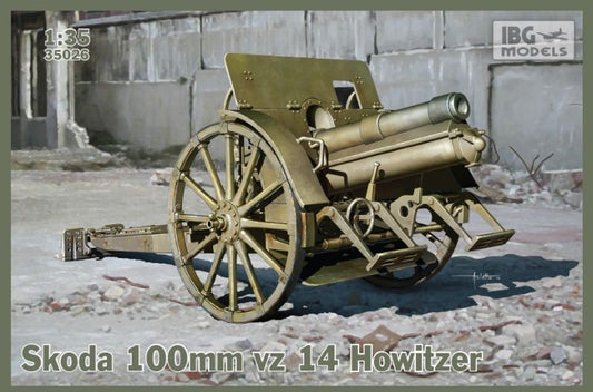 IBG 1/35 Skoda 100mm vz 14 Howitzer Plastic Model Kit