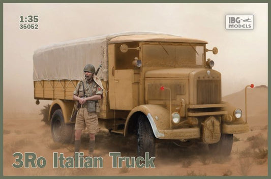 IBG 1/35 3Ro Italian Truck - Cargo Version Plastic Model Kit