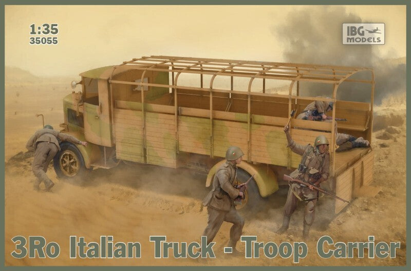 IBG 1/35 3Ro Italian Truck Troop Carrier Plastic Model Kit