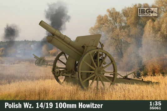 IBG 1/35 Polish 100mm vz 14/19 100mm Howitzer Plastic Model Kit