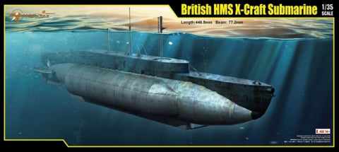 I Love Kit 1/35 British HMS X-Craft Submarine Plastic Model Kit