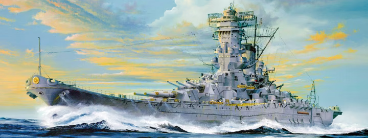 MonoChrome 1/200 IJN Battleship Yamato Plastic Model Kit