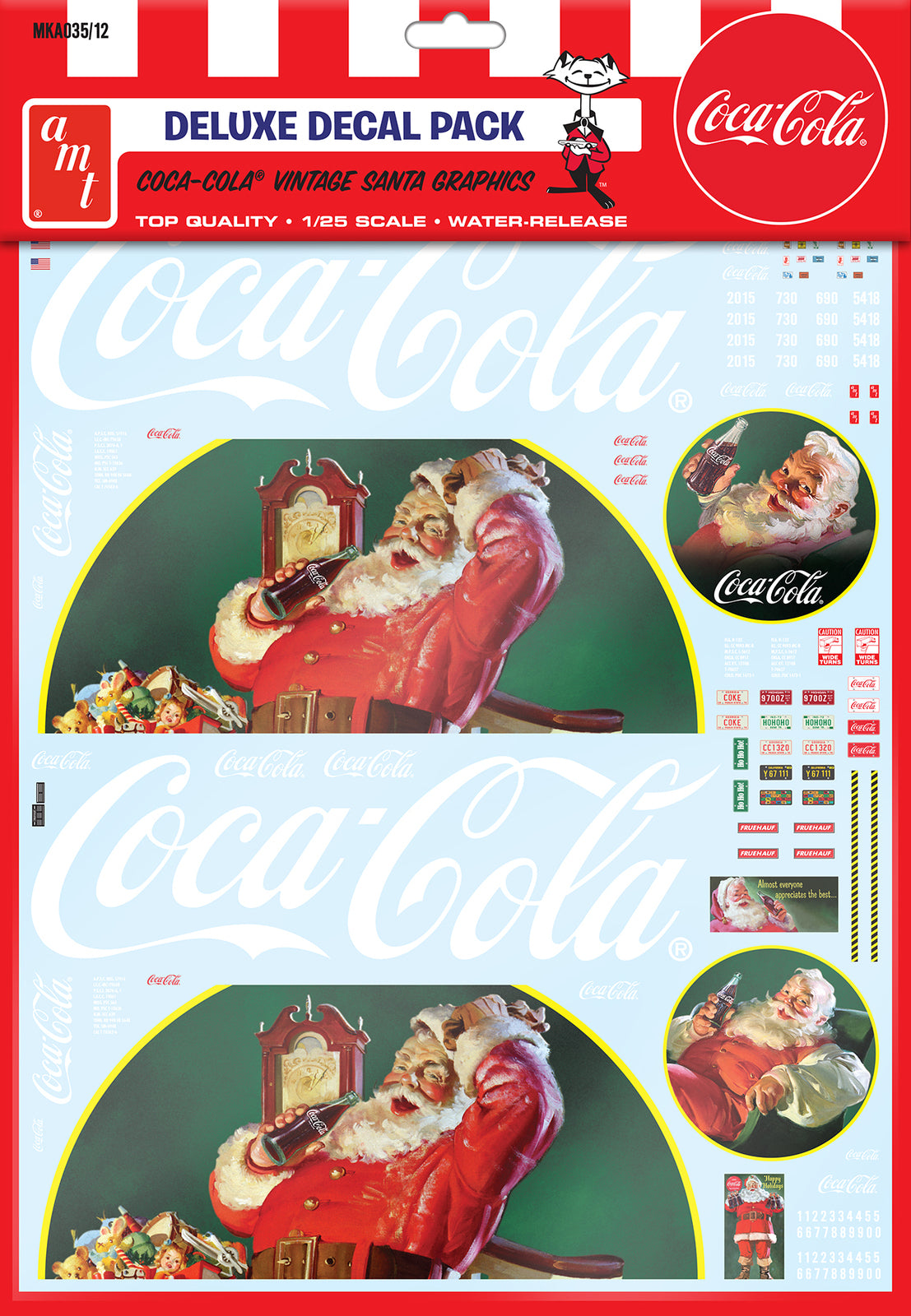 AMT 1/25 Vintage Coca-Cola Santa Clause Big Rig Graphics