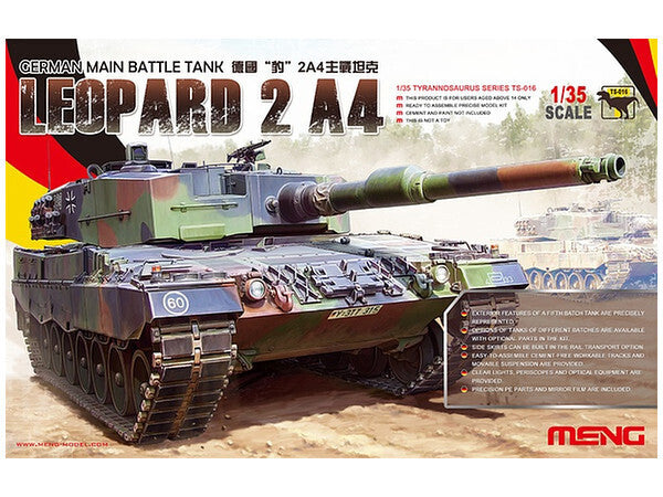 Meng 1/35 German Main Battle Tank Leopard 2 A4 Plastic Model Kit