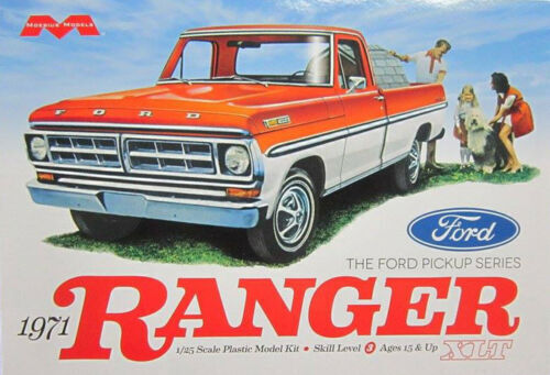 Moebius 1/25 1971 Ford Ranger XLT Pickup Plastic Model Kit