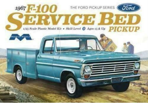 Moebius 1/25 1967 Ford F100 Service Bed Truck Plastic Model Kit