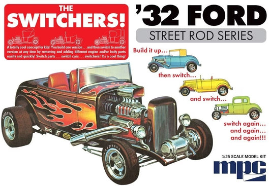 MPC 1/25 1932 Ford Switchers Roadster/Coupe Plastic Model Kit