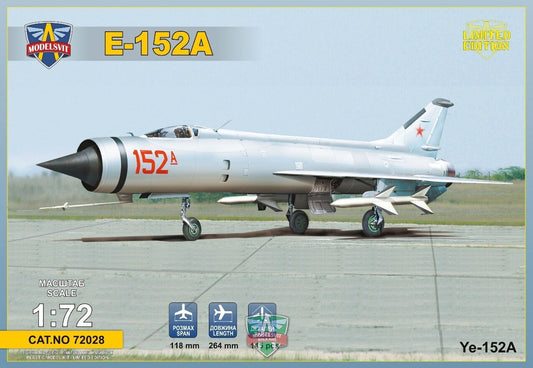 ModelSvit 1/72 Ye-152A Soviet twin-engined interceptor prototype Plastic Model Kit