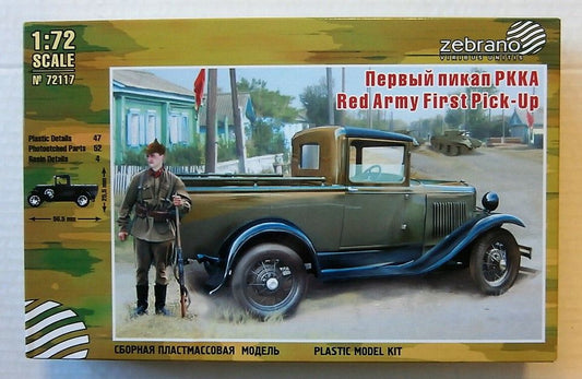 Zebrano 1/72 Red Army First Pick-Up (GAZ-4) Plastic Model Kit