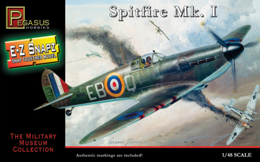 Pegasus 1/48 Spitfire Mark I Plastic Model Kit