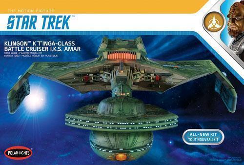 Polar Lights 1/350 Star Trek Klingon K’t’inga Plastic Model Kit