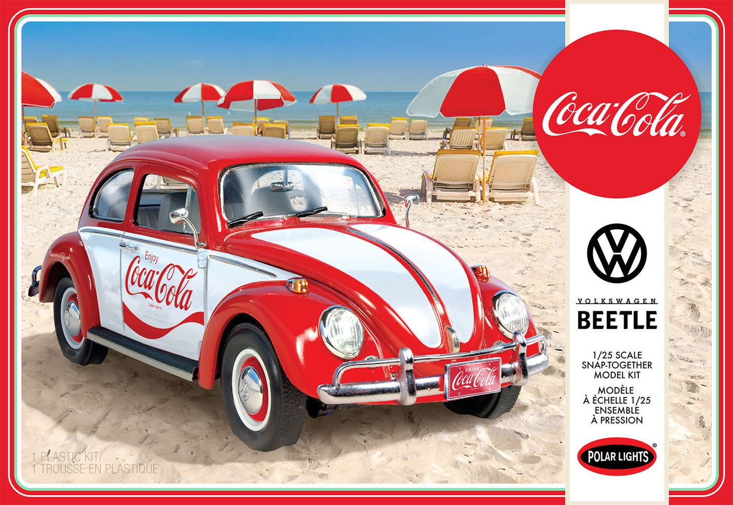 Polar Lights 1/24 Volkswagen Beetle Snap (Coca-Cola) 2T Plastic Model Kit