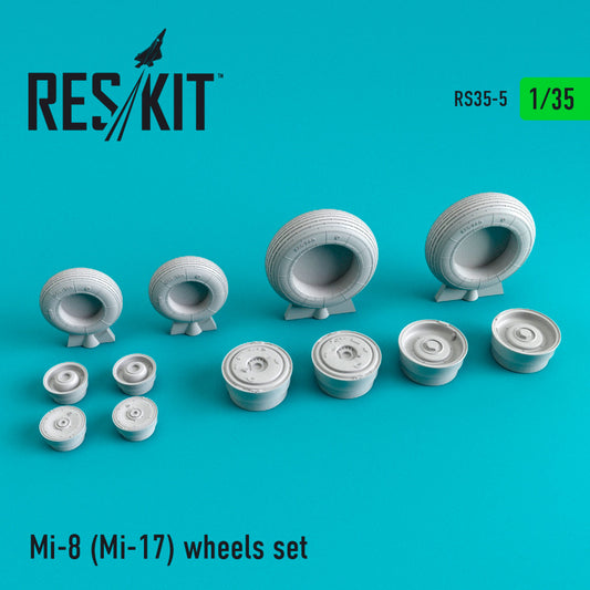 Res/Kit 1:35 Mi-8 (Mi-17) Wheels Set