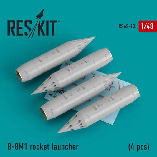 Res/Kit 1:48 B-8M1 Rocket Launcher 4 pces