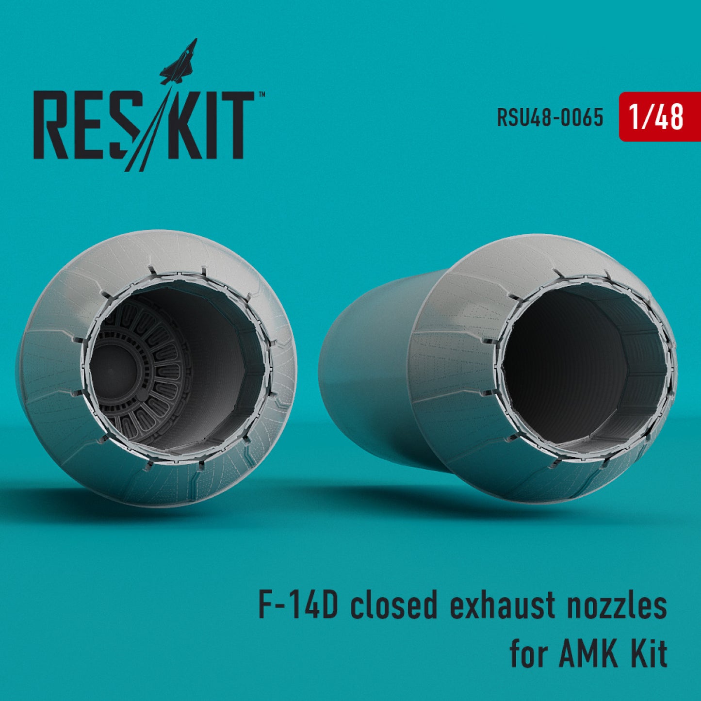 Res/Kit 1:48 F-14D closed exhaust nozzles for AMK Kit