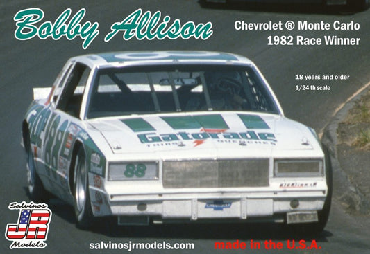 Salvinos J R BAMC1982R 1/24 Bobby Allison Chevrolet Monte Carlo 1982 Race Winner Plastic Model Kit