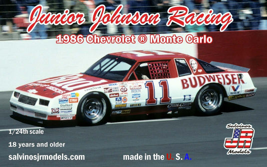 Salvinos J R JJMC1986B 1/24 Junior Johnson 1986 Chevrolet Monte Carlo driven by Darrell Waltrip