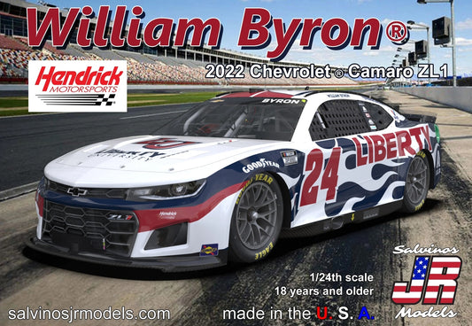 Salvinos J R 1/24 Hendrick Motorsports William Byron 2022 Camaro-Liberty University Plastic Model Kit