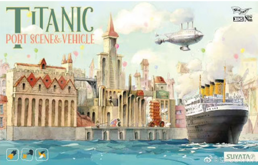 Suyata Titanic - Port Scene & Vehicle Plastic Model Kit