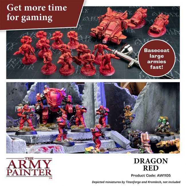 The Army Painter Warpaints Air: Dragon Red - 18ml Acrylic Paint