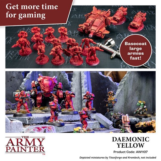 The Army Painter Warpaints Air: Daemonic Yellow - 18ml Acrylic Paint