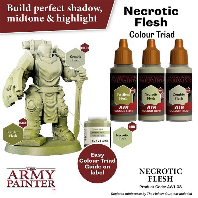 The Army Painter Warpaints Air: Necrotic Flesh - 18ml Acrylic Paint