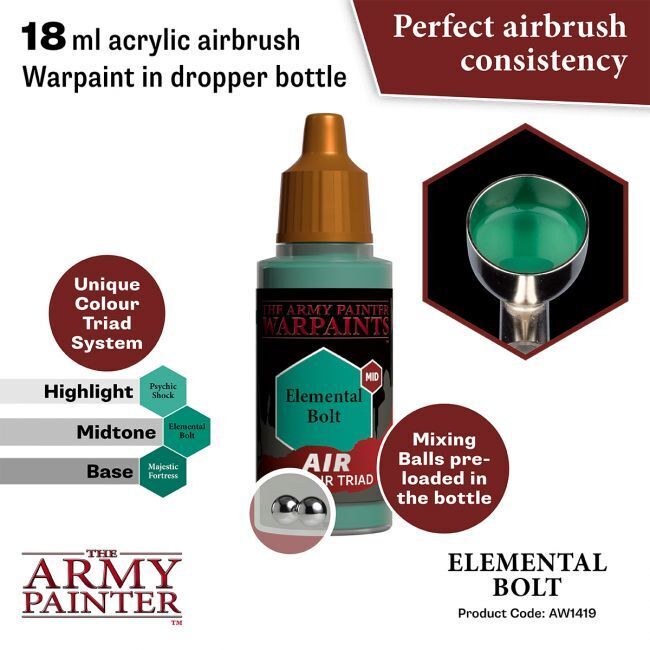 The Army Painter Warpaints Air: Elemental Bolt - 18ml Acrylic Paint