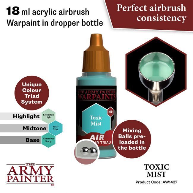 The Army Painter Warpaints Air: Toxic Mist - 18ml Acrylic Paint